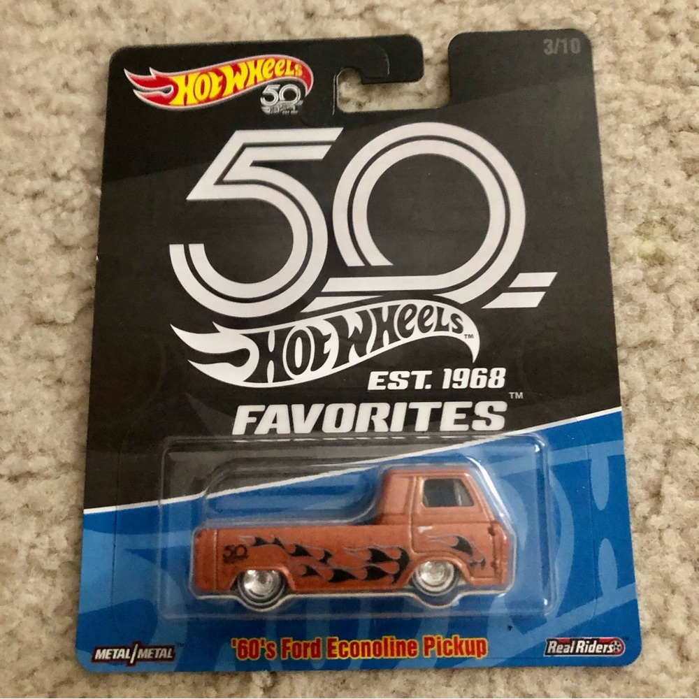 Hot Wheels Premium 50th Anniversary Favorites '60's Ford Econoline Pickup